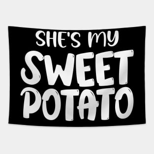 She's My Sweet Potato - I YAM Couple's Matching Tapestry