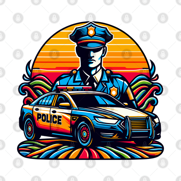 Police car by Vehicles-Art