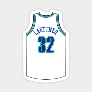 Christian Laettner Minnesota Jersey Qiangy Magnet