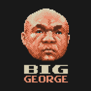 Big George Boxing Pixel Art T-Shirt