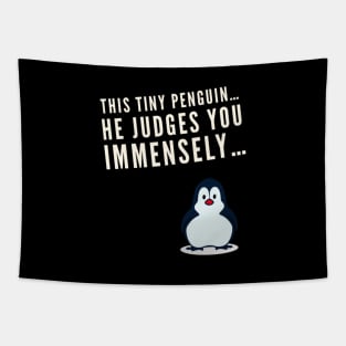 Judging Penguin Tapestry