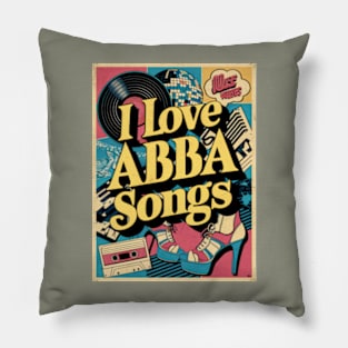 Love ABBA songs Pillow