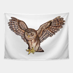 Attacking owl Tapestry