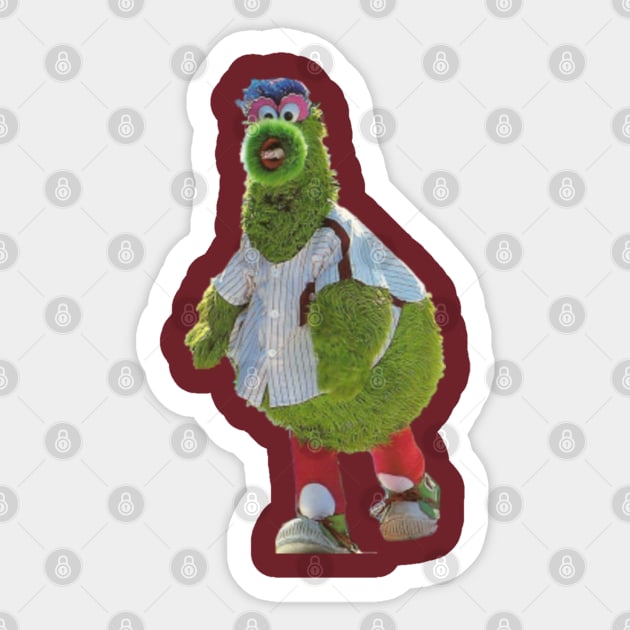 Phillie Phanatic Sticker Philadelphia Sticker Philadelphia 