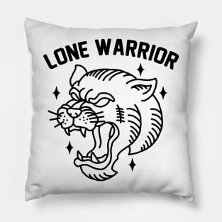 lone warrior Pillow