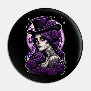 Calavera- Morada 03 Pin