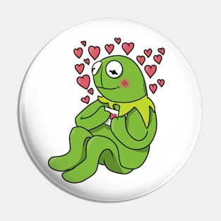 KERMIT IN LOVE Pin