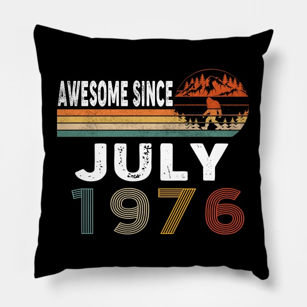 Awesome Since July 1976 Pillow by ThanhNga