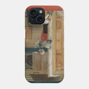 Sunday Rest by Carl Larsson Phone Case