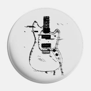 Glitch Offset Guitar Pin