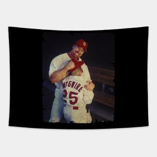 Mark McGwire in St. Louis Cardinals Tapestry