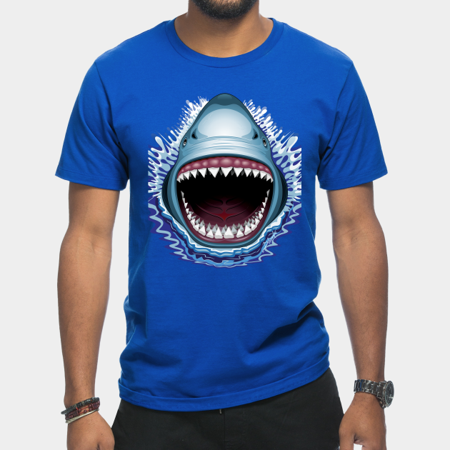 Discover Shark Jaws Attack - Movie - T-Shirt