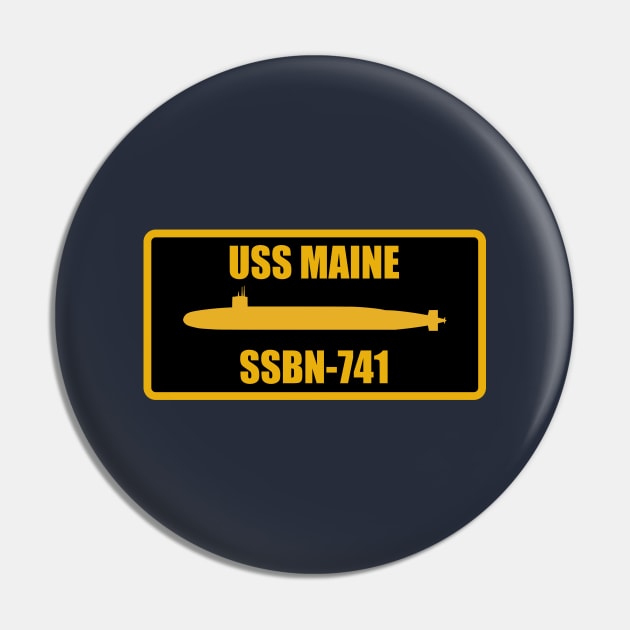 USS Maine (SSBN-741) Pin by TCP