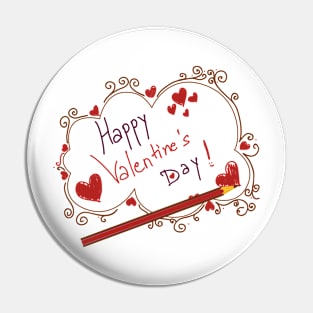 Valentine's Day Pin