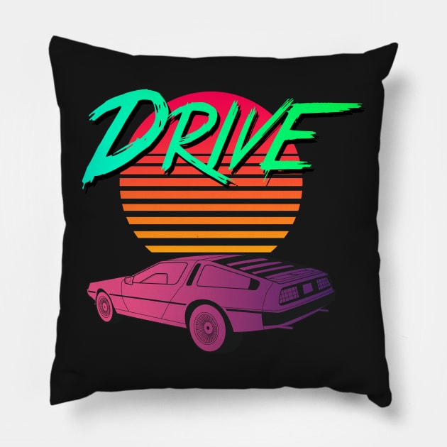 Drive Pillow by DylanBlairIllustration