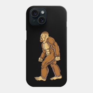 Big foot with a beard hairstyle Phone Case