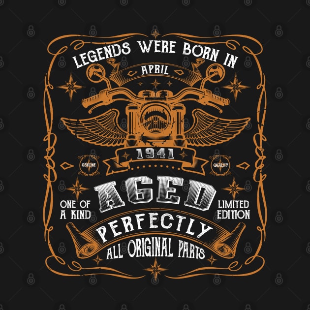 Legends Born In April 1941 80th Birthday by Cartine
