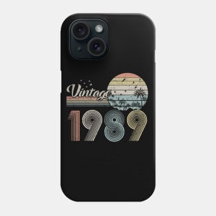 Vintage 1989 Design 31 Years Old 31th birthday for Men Women Phone Case