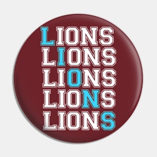 Detroit Lions Pin