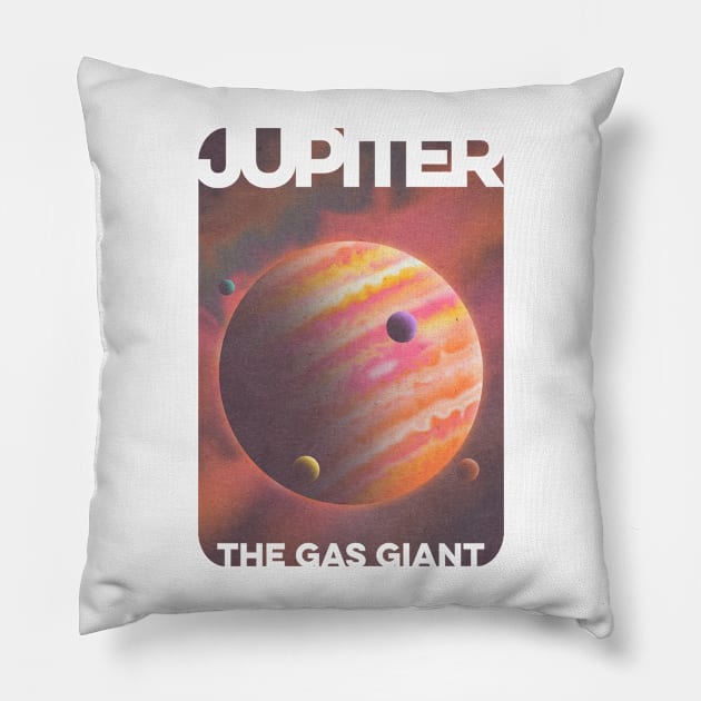 Jupiter The Gas Giant Pillow by JDP Designs