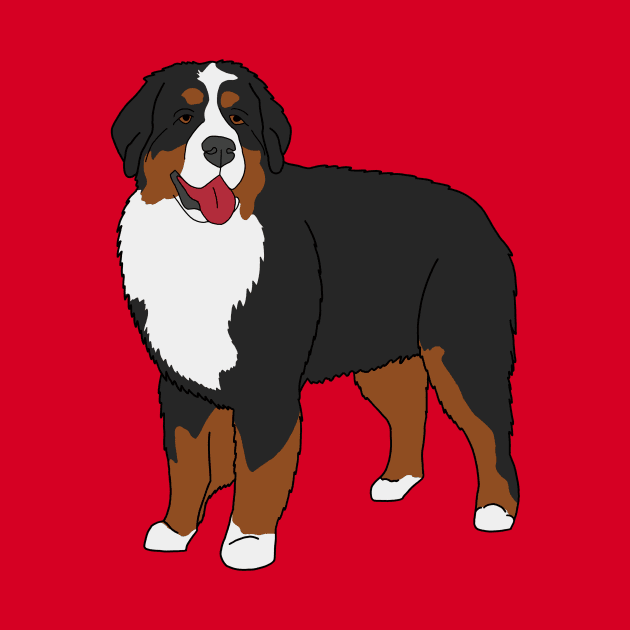 bernese mountain dog by AMCArts