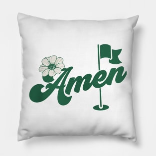 Amen Masters Golf - Masters Golf Azalea Pillow