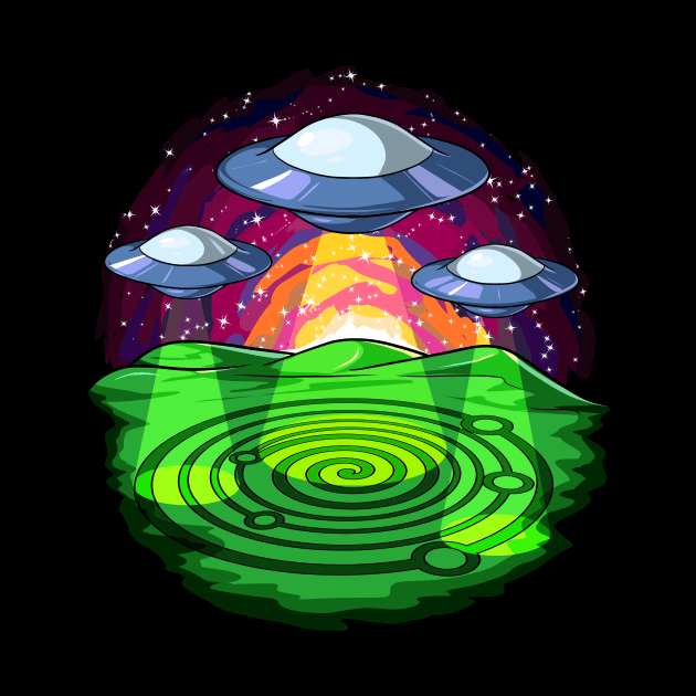 Alien Abduction Crop Circles by underheaven