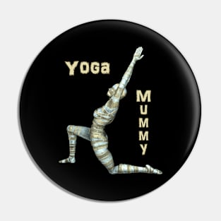 Yoga Mummy Warrior Pose Pin