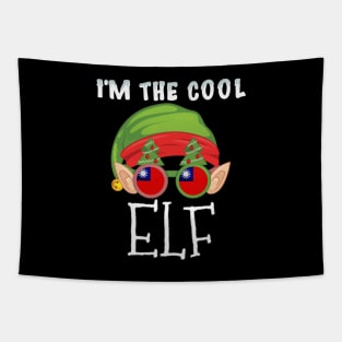 Christmas  I'm The Cool Taiwanese Elf - Gift for Taiwanese From Taiwan Tapestry