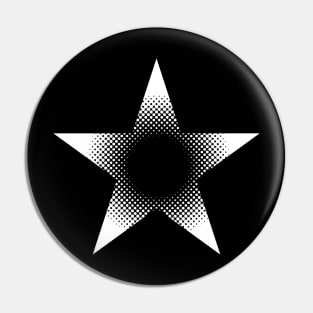 black star Pin