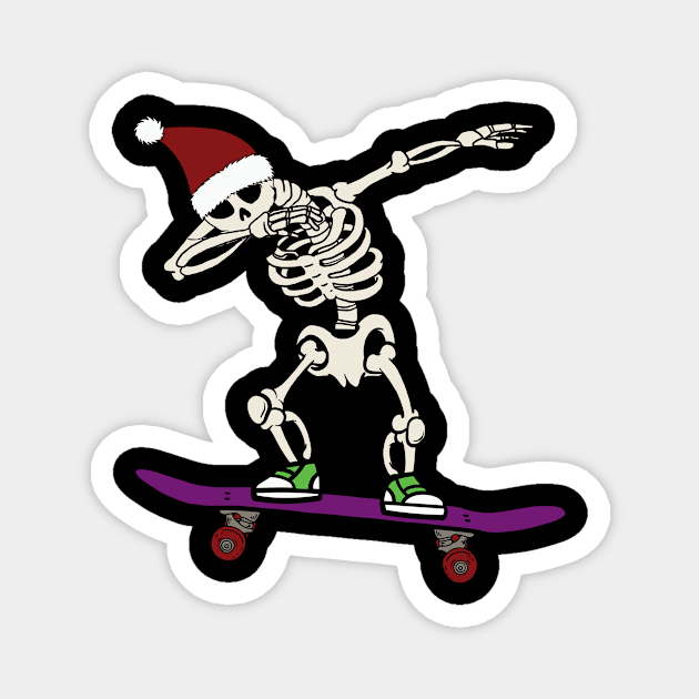 SANTA SKATE Magnet by zackmuse1