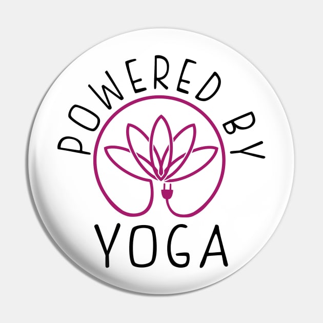 Yoga Lover Gift. Powered By Yoga. Pin by KsuAnn