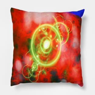 Space travel on an alien planet Pillow