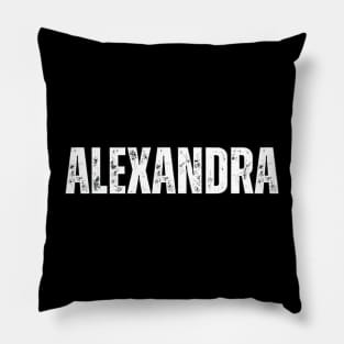 Alexandra Name Gift Birthday Holiday Anniversary Pillow