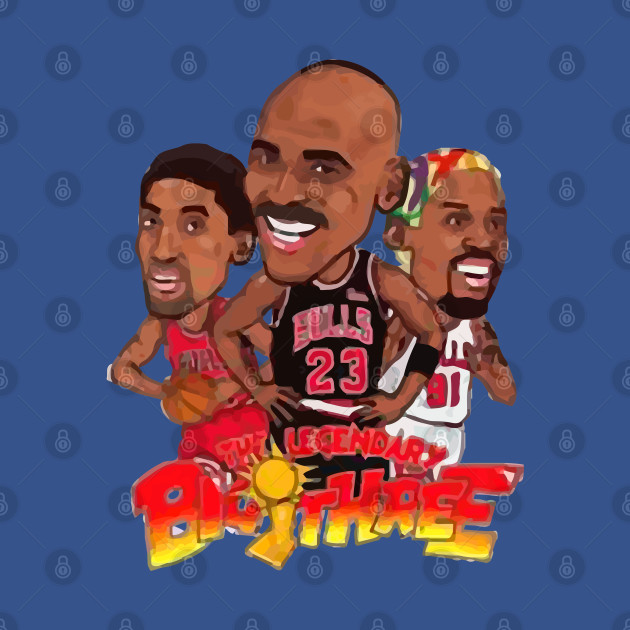 Discover The Legendary Big Three - Chicago Bulls - T-Shirt