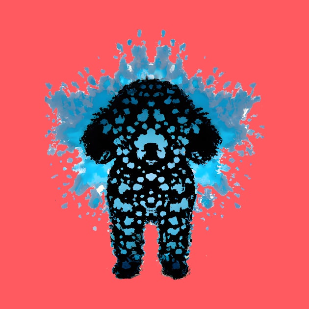 Poodle Stencil Art by Furrban