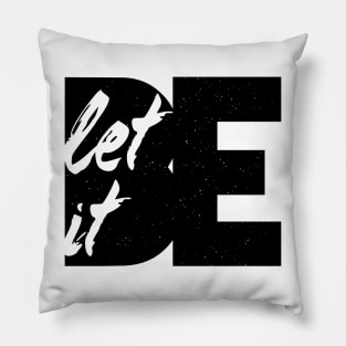 Let It Be Black Pillow