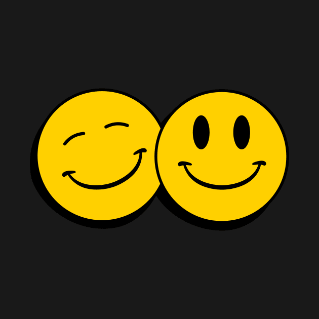 Two happy faces by My Happy-Design