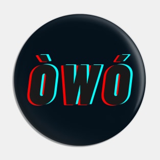 Angry Owo Emoji Kawaii Shirt Pin