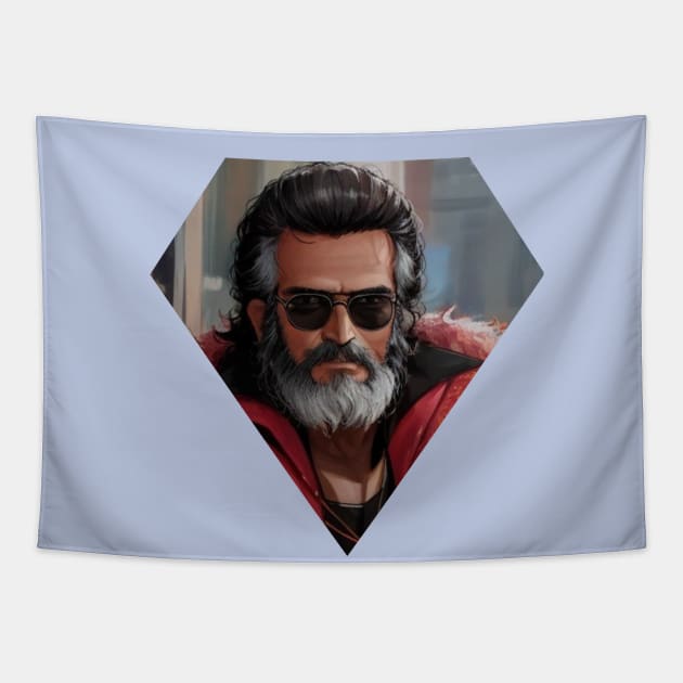 Rajinikanth t-shirt design Tapestry by Yougeen