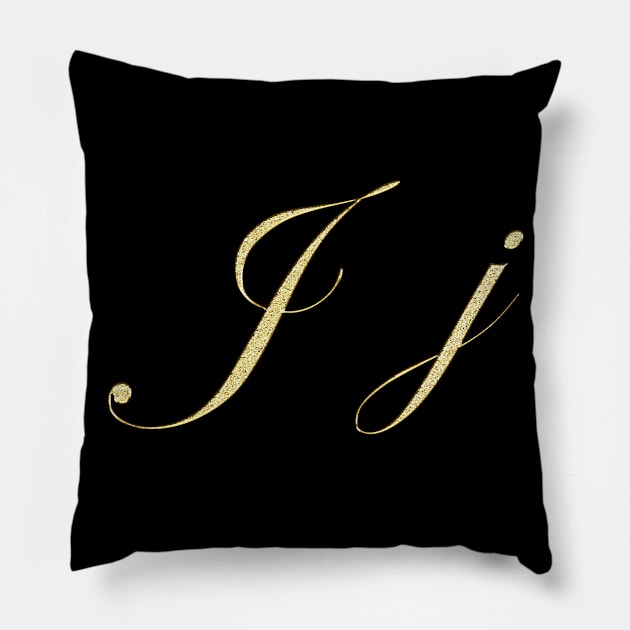 LETTRE J Pillow by hsmaile