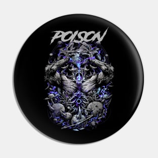 POISON BAND MERCHANDISE Pin