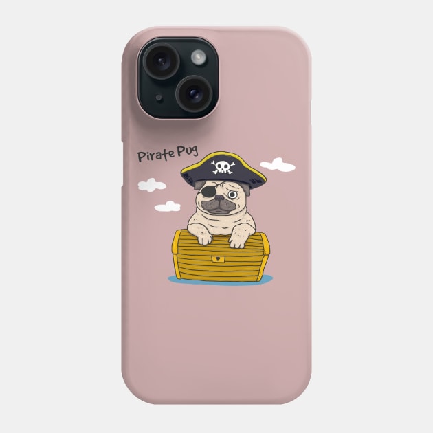 Cute pug Phone Case by This is store