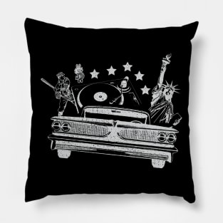 Funny American Theme Design Pillow