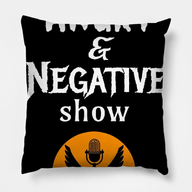 The Angry & Negative Show logo Pillow by BrotherlyPuck1