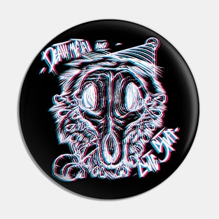 Party Animal Radio Pin