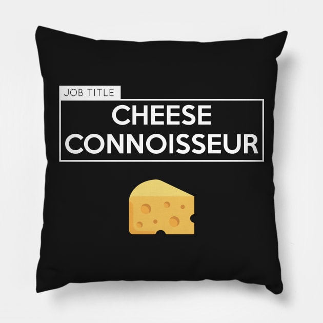 Cheese Connoisseur Pillow by Avanteer