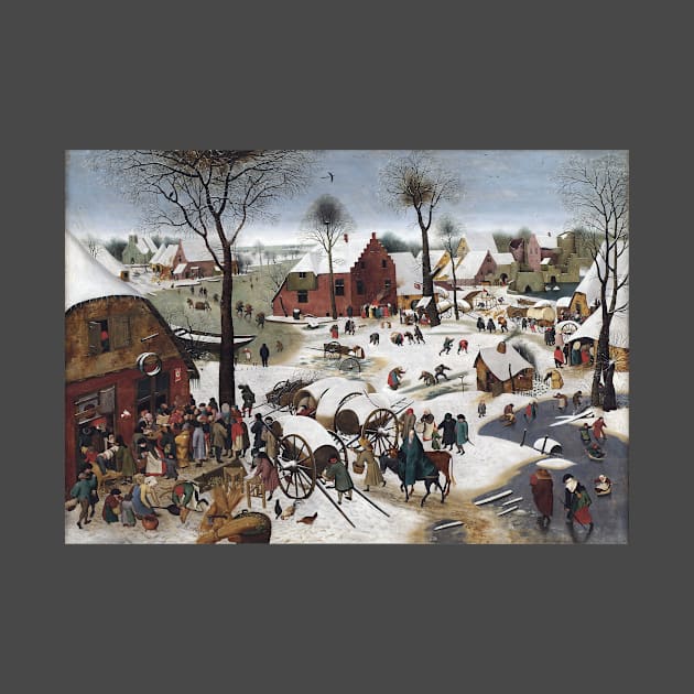 Pieter Brueghel The Census at Bethlehem by pdpress