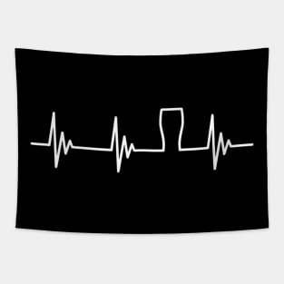 Beer TShirt Funny Novelty Heartbeat Craft Beer Brewing Tapestry