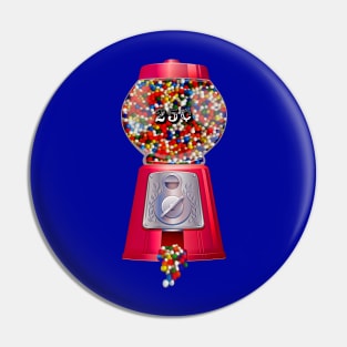 Retro Candy Gum Ball Machine Pin